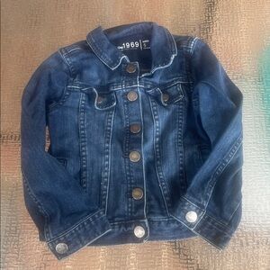 Gap 1969 Kids Denim Jacket – Dark Wash Jean Jacket, Size 5